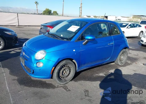 2015 Fiat 500 Pop from USA, damaged, VIN 3C3CFFAR0FT647722